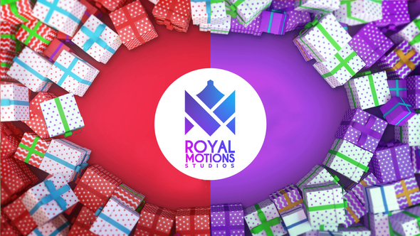 Gift Box Logo Reveal alt