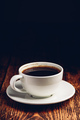 White cup of black coffee - PhotoDune Item for Sale
