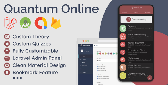 Educational App (Theory & Quizzes) + Admin Panel