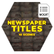 Newspaper Titles - MOGRT - VideoHive Item for Sale