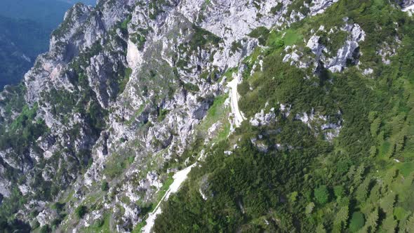 Flying over the Mountains and Hills