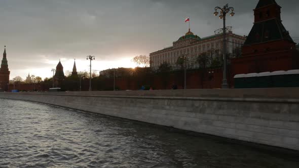 Sun Peeks Through the Putin Residence