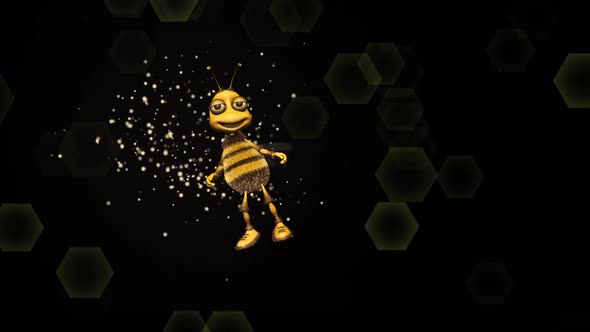 Bee Dance Reveal  Looped with Background