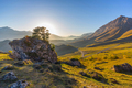 Landscape view of Caucasus Mountains, Ingushetia, Caucasus, Russia - PhotoDune Item for Sale