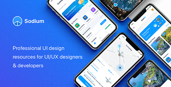 Sodium UI Kit for Sketch