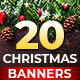 20-Christmas Instagram & Facebook Banners - GraphicRiver Item for Sale