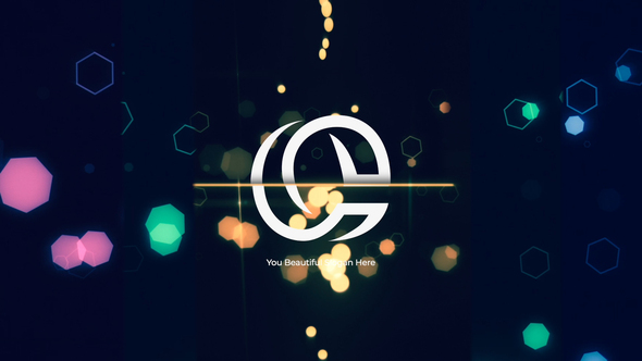 Glow Particles Logo Reveal alt