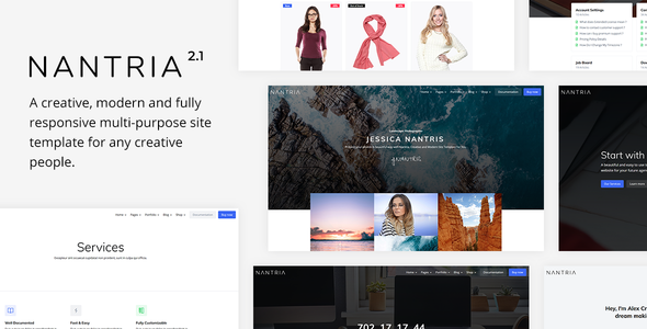 Nantria - Multi-purpose HTML5 Template