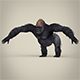 Low Poly Gorilla - 3DOcean Item for Sale