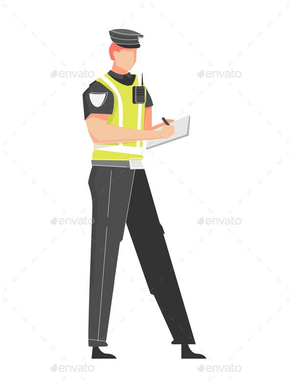Road Police Officer Composition