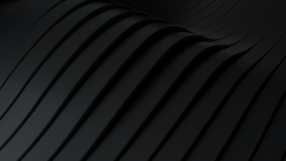 Abstract background with black wavy stripes