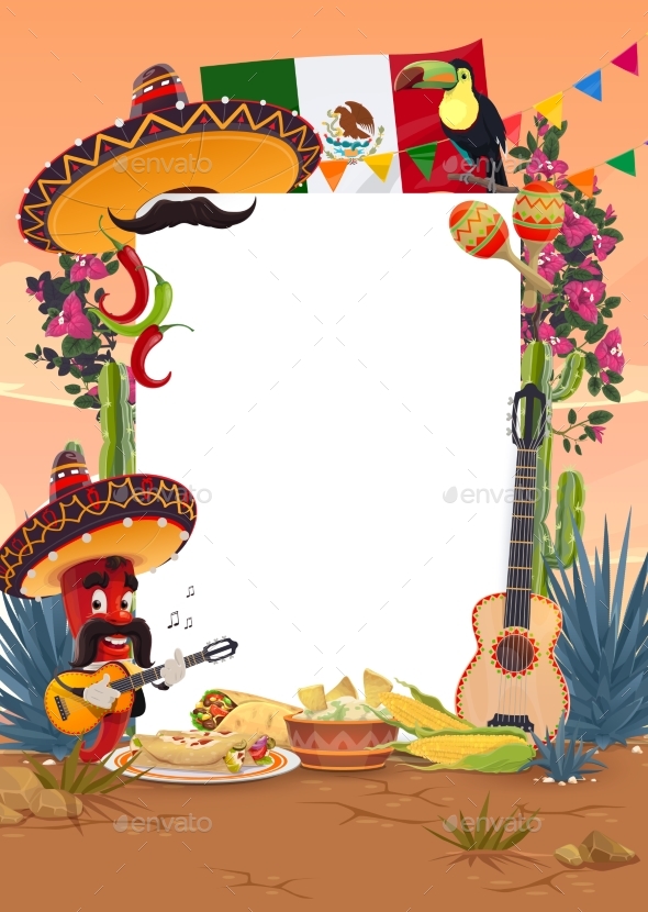 Viva Mexico or Cinco De Mayo Holiday Signboard