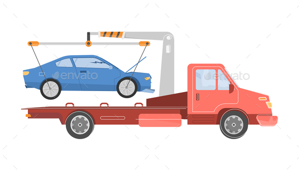 Towing Away Car Composition