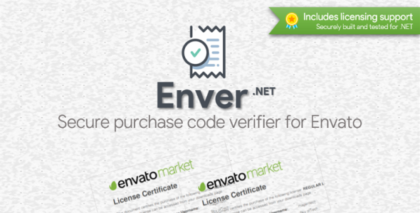 Enver - Envato Purchase Code Verifier + Licenser