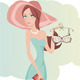 Pretty girl tries on lingerie  - GraphicRiver Item for Sale