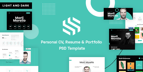 Sonx - Personal CV, Resume & Portfolio PSD Template