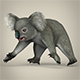 Low Poly Koala - 3DOcean Item for Sale