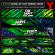 The Beast Live Stream Youtube Channel Art/Video Thumbnail and Ending Video Template - GraphicRiver Item for Sale