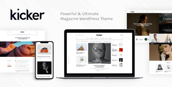 Kicker - Multipurpose Blog Magazine WordPress Theme / Themeforest