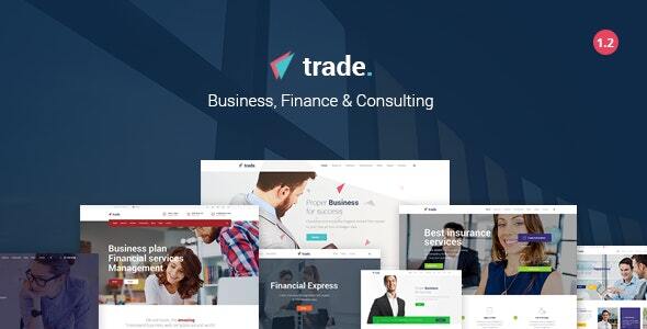 Trade - Business and Finance WordPress Theme