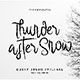 Thunder after Snow Font - GraphicRiver Item for Sale