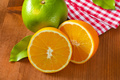 Green grapefruit and halved orange - PhotoDune Item for Sale