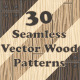 30 Seamless Vector Wood Patterns - GraphicRiver Item for Sale