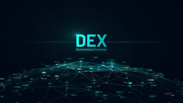 Decentralized Exchange DEX Cryptocurrency Digital Globe 4K
