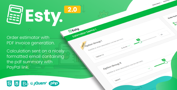 Esty | Order Estimator and PDF Summary Generator