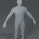 Male Body Base Mesh 3D Model 1000 Polygons - 3DOcean Item for Sale