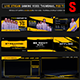 Five Esports Live Stream Gaming Video Thumbnail / Banner Overlay Photoshop Templates - GraphicRiver Item for Sale