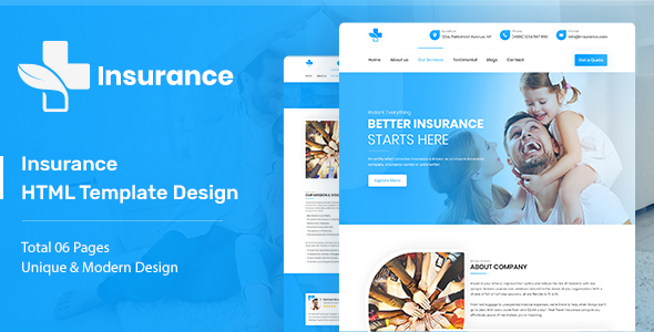 Insurance – Agency & Business HTML5 Template