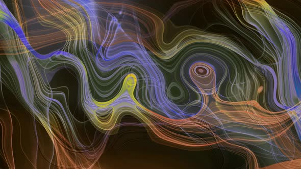 New Colorful Line Wavy Liquid Animated Background