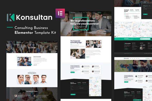 Boost Your Consulting Business with Konsultan Kit’s Professional Elementor Template Kit
