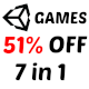 7 Unity Games in 1 Bundle with 51% OFF | Puzzle and Casual Unity Projects for Android and iOS - CodeCanyon Item for Sale