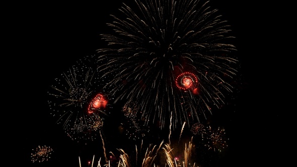 Fireworks New Year Background Pack alt