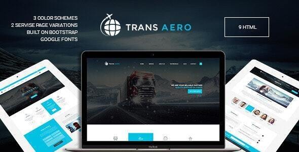 TransAero - Logistics HTML  Template
