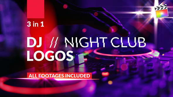 DJ // Night Club Logos | For Final Cut & Apple Motion
