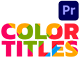 Color Titles | Adobe Premiere Pro - VideoHive Item for Sale