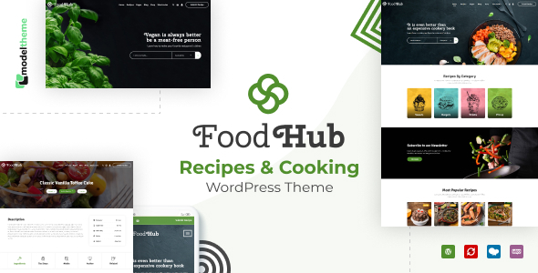 Foodhub - Recipes WordPress Theme