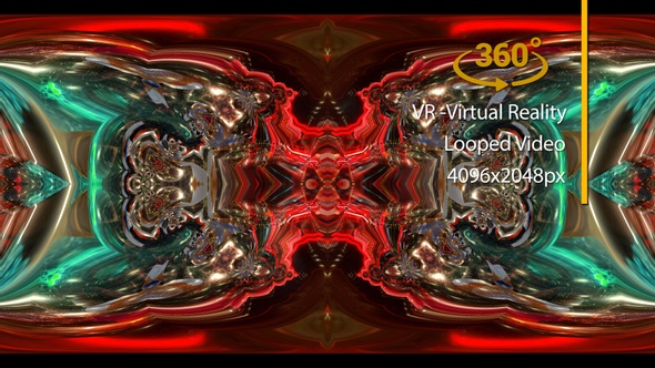 VR360 Kaleidoscope Psychedelic  02 Virtual Reality