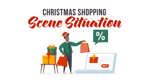 Christmas shopping - Explainer Elements alt
