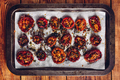 Baking Sheet Full of Sun Dried Tomatoes with Thyme and Olive Oil - PhotoDune Item for Sale