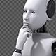 Android Robot Thinking - VideoHive Item for Sale