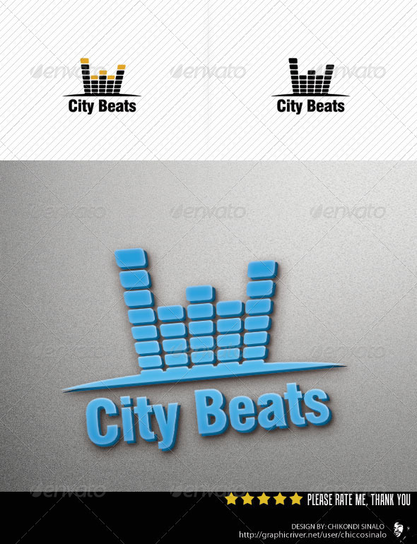 City Beats Logo Template