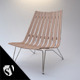 Photorealistic ScandiaNett Lounge Chair - 3DOcean Item for Sale