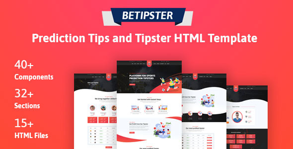 Betipstar – Prediction Tips & Tipster Platform HTML Template