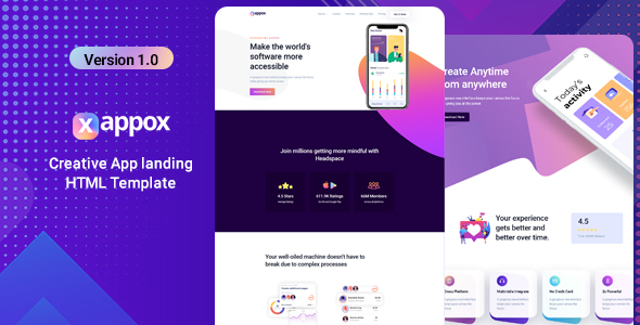 Xappox - App Landing Page
