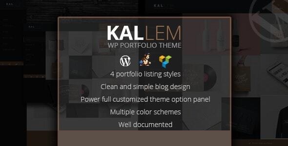 Kallem - Creative Portfolio WordPress Theme