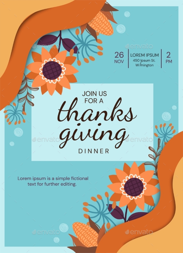 Happy Thanksgiving Day Poster